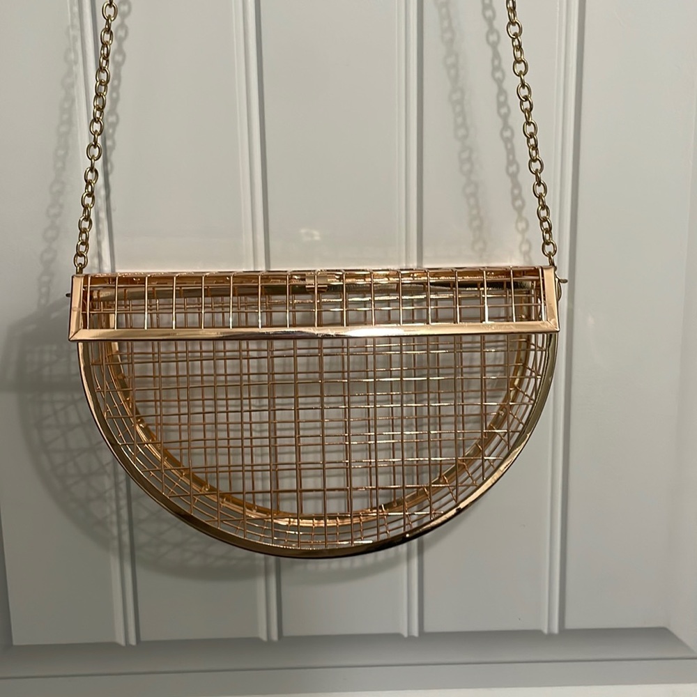 Cross body statement purse